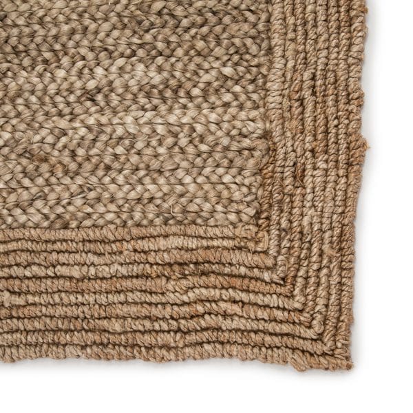 Aboo Natural Solid Beige Area Rug (2'X3')