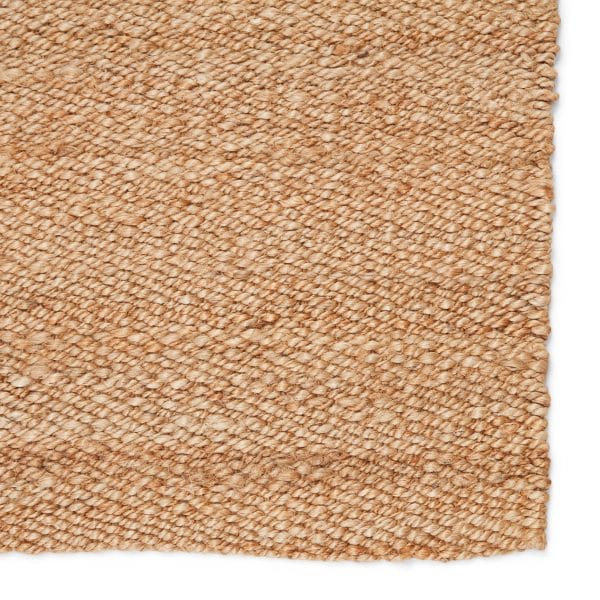Hutton Natural Solid Beige Area Rug (12'X15')