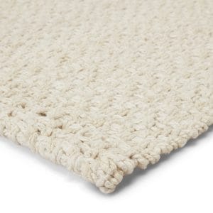 Tracie Natural Solid White Area Rug (4'X6')
