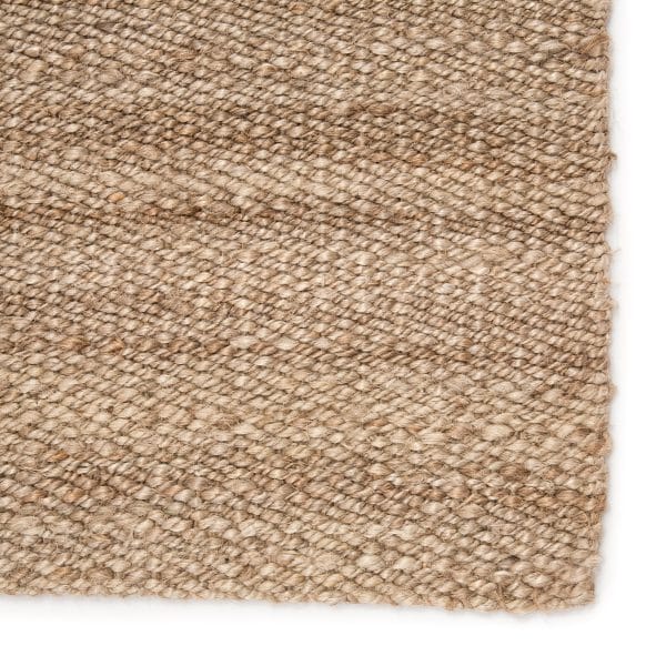 Hilo Natural Solid Tan Area Rug (6'X9')