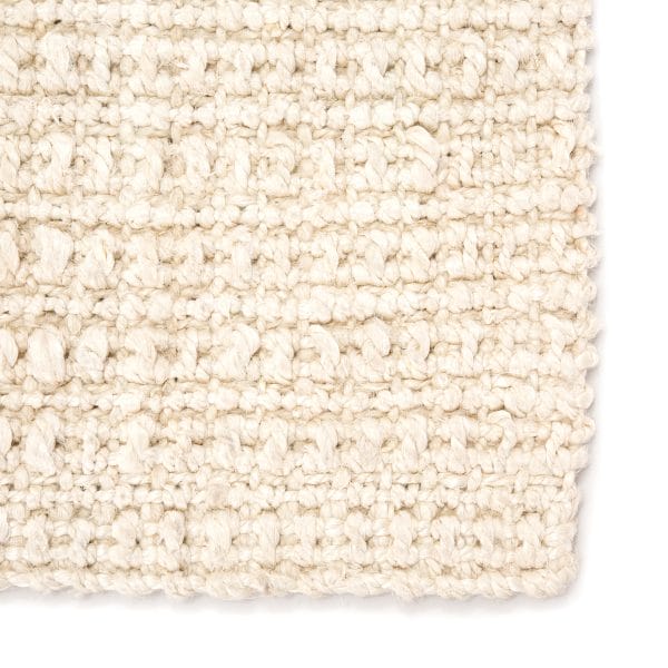 Tyne Natural Solid Ivory Area Rug (2'X3')