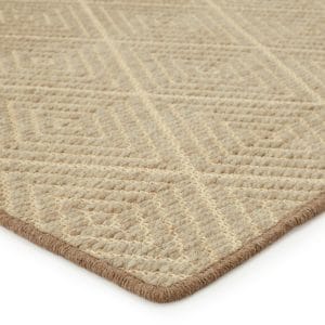 Barclay Butera by  Pacific Natural Trellis Beige/ Light Gray Area Rug (5'X8')