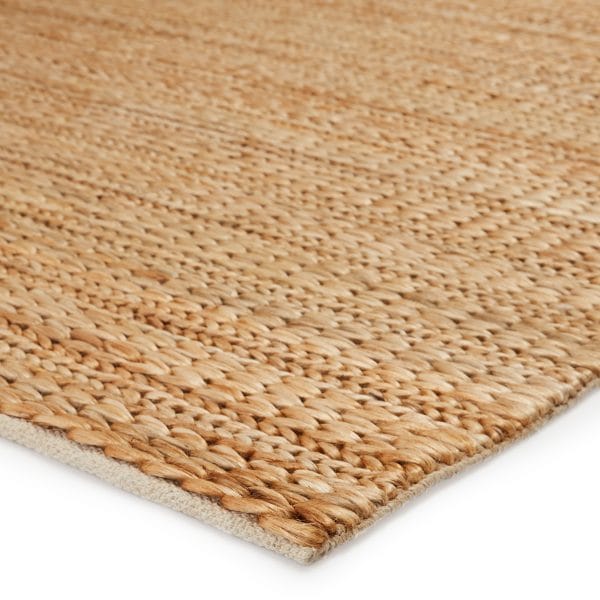 Poncy Natural Solid Tan Area Rug (8'X10')