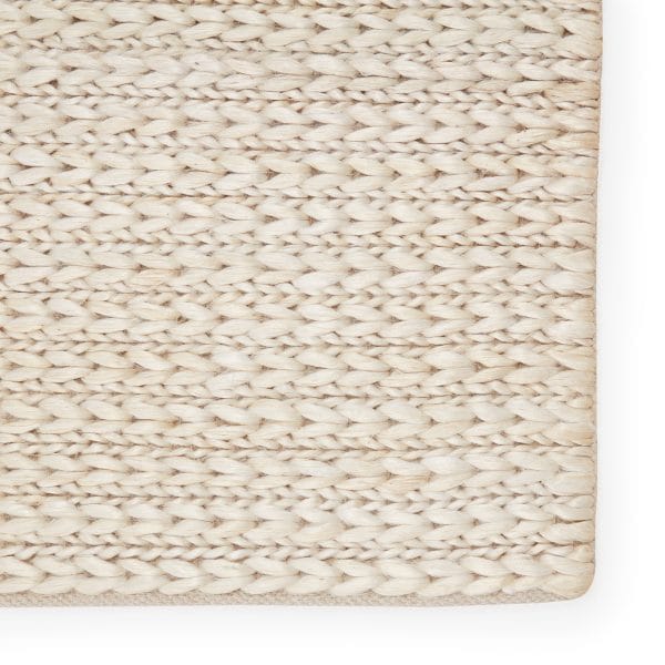 Calista Natural Solid White Area Rug (5'X8')