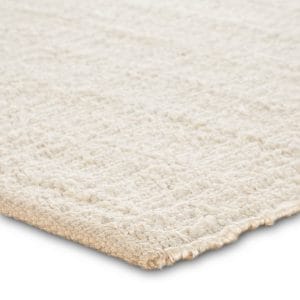Anthro Natural Solid Cream/ Ivory Area Rug (2'X3')