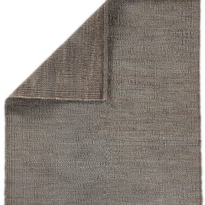 Anthro Natural Solid Dark Gray Area Rug (2'X3')
