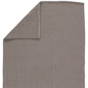 Kawela Indoor/ Outdoor Solid Gray Area Rug (2'X3')