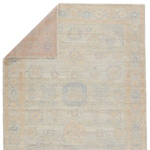 Cerelia Hand-Knotted Oriental Light Green/ Gold Area Rug (6'X9')