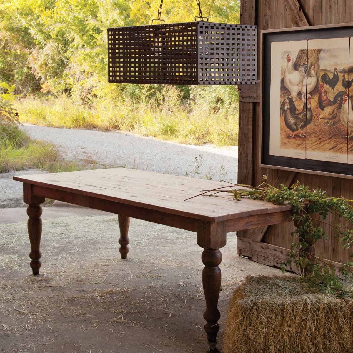 Old Pine Farm Table - Image 2