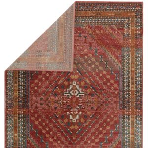 Vibe By  Selah Medallion Red/ Gold Area Rug (8'10"X11'9")