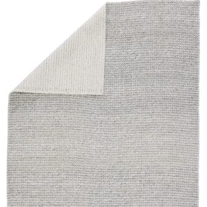 Crispin Indoor/ Outdoor Solid Gray/ Ivory Area Rug (2'X3')