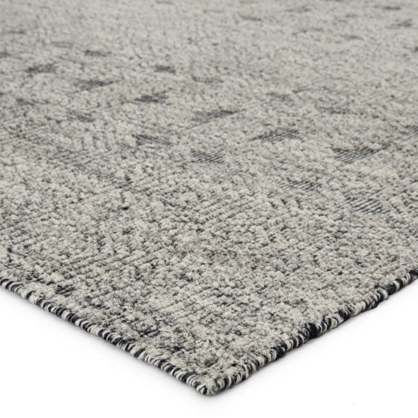 Abelle Hand-Knotted Tribal Gray/ Black Area Rug (5'X8')