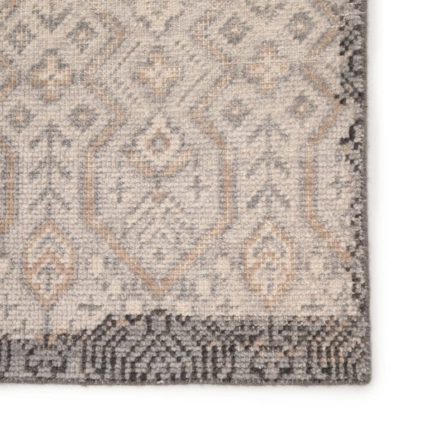 Prospect Hand-Knotted Tribal Gray/ Gold Area Rug (5'X8')