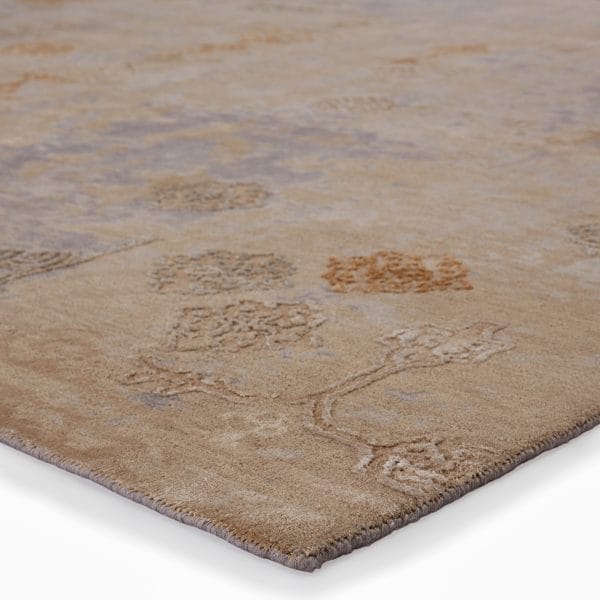 Izmir Hand-Knotted Tribal Gray/ Beige Area Rug (6'X9')