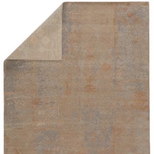Izmir Hand-Knotted Tribal Gray/ Beige Area Rug (6'X9')