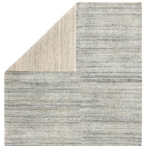 Origin Hand-Knotted Solid Light Blue/ Light Gray Area Rug (6'X9')