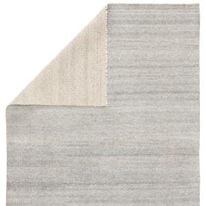 Origin Hand-Knotted Solid Light Gray Area Rug (6'X9')