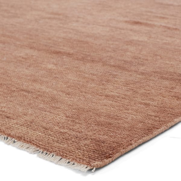 Origin Hand-Knotted Solid Brown Area Rug (6'X9')