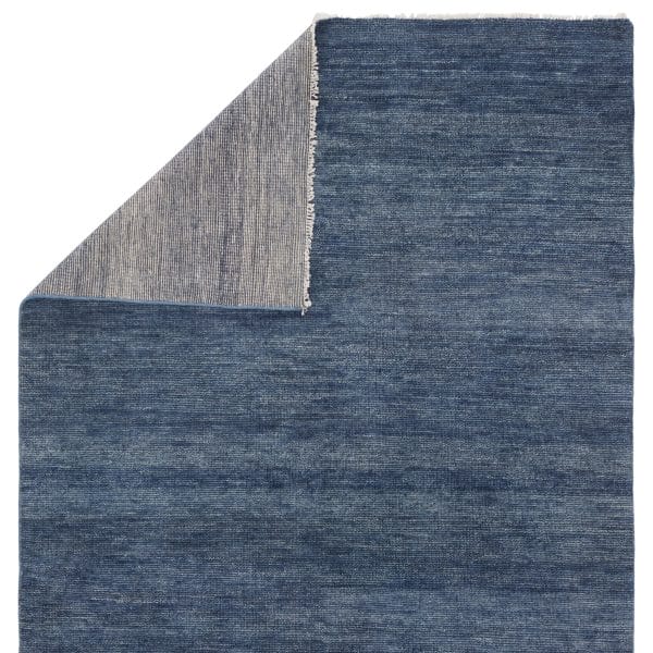 Origin Hand-Knotted Solid Blue Area Rug (6'X9')