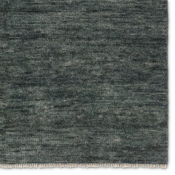 Origin Hand-Knotted Solid Teal Area Rug (6'X9')