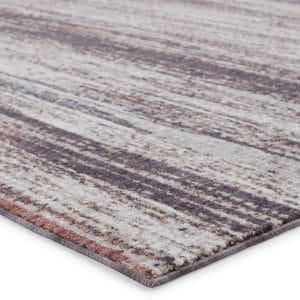 Vibe by  Favre Abstract Light Gray/ Charcoal Runner Rug (3'X8')