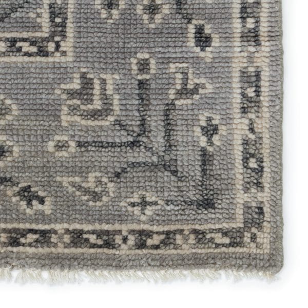 Ginerva Hand-Knotted Oriental Gray Area Rug (6'X9')