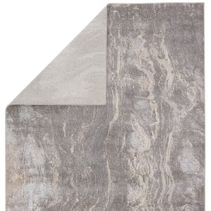 Vibe by  Druzy Abstract Gray/ Cream Runner Rug (2'2"X8')