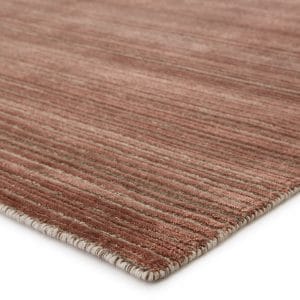 Gradient Handwoven Solid Red/ Brown Area Rug (5'X8')