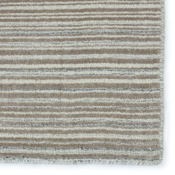 Gradient Handwoven Solid Gray/ Light Taupe Area Rug (5'X8')