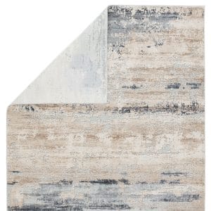 Ronan Abstract Beige/ Gray Runner Rug (2'6"X10')