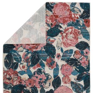 Vibe By  Illiana Indoor/ Outdoor Floral Pink/ Blue Runner Rug (2'6"X8')