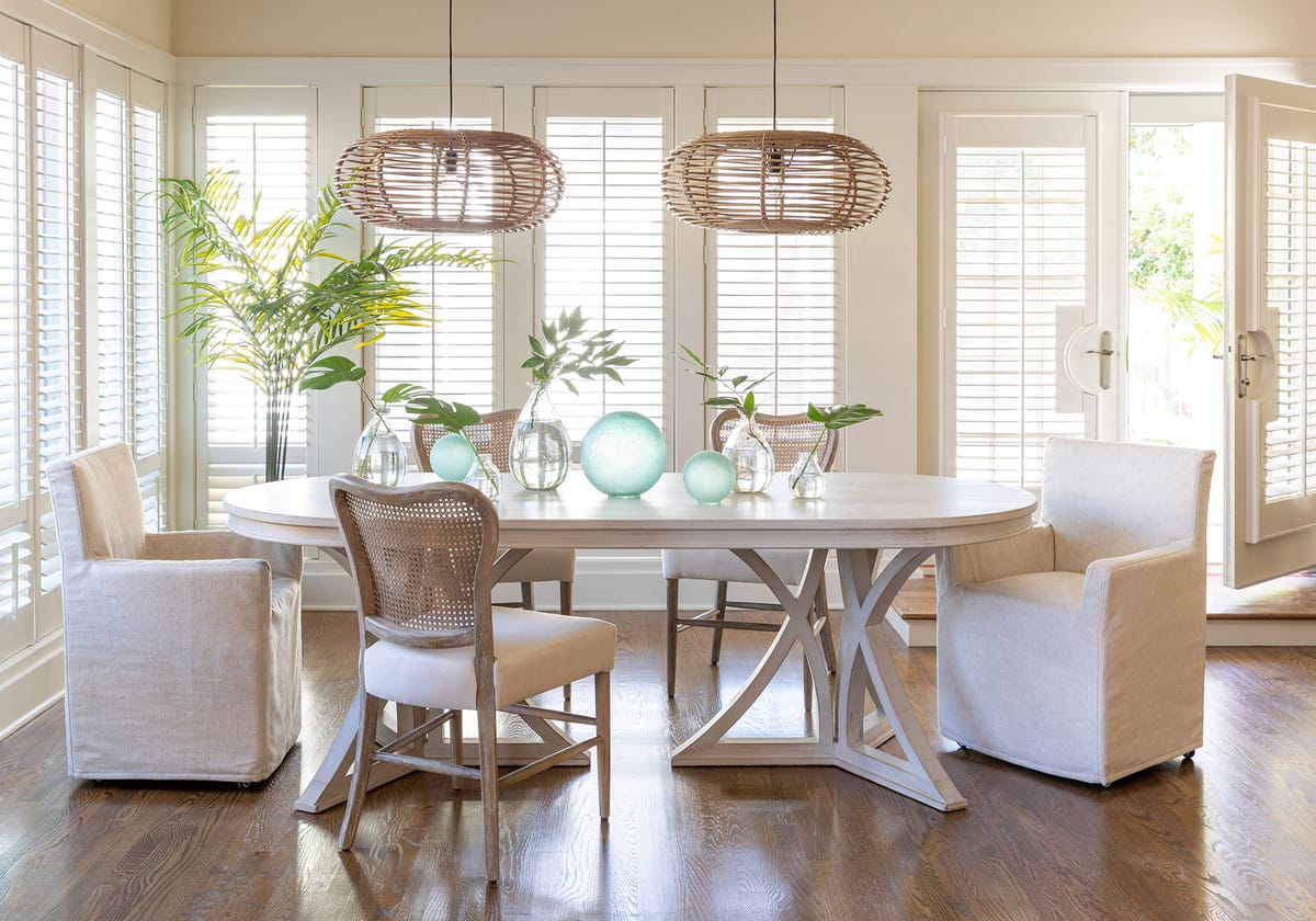 Slip Covered Linen Arm Chair - Image 3