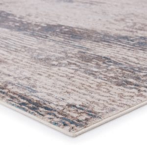 Vibe by  Malachite Abstract Gray/ Ivory Runner Rug (3'X8')