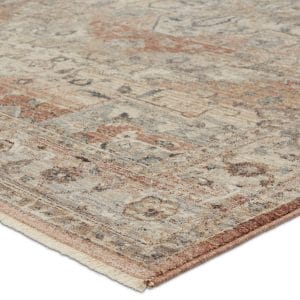 Vibe by  Starling Medallion Tan/ Pink Runner Rug (2'9"X8')