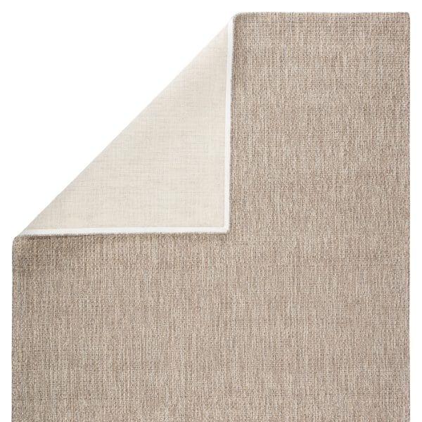 Jardin Indoor/ Outdoor Solid Gray/ White Area Rug (2'X3')