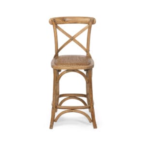 Cross Back Counter Stool
