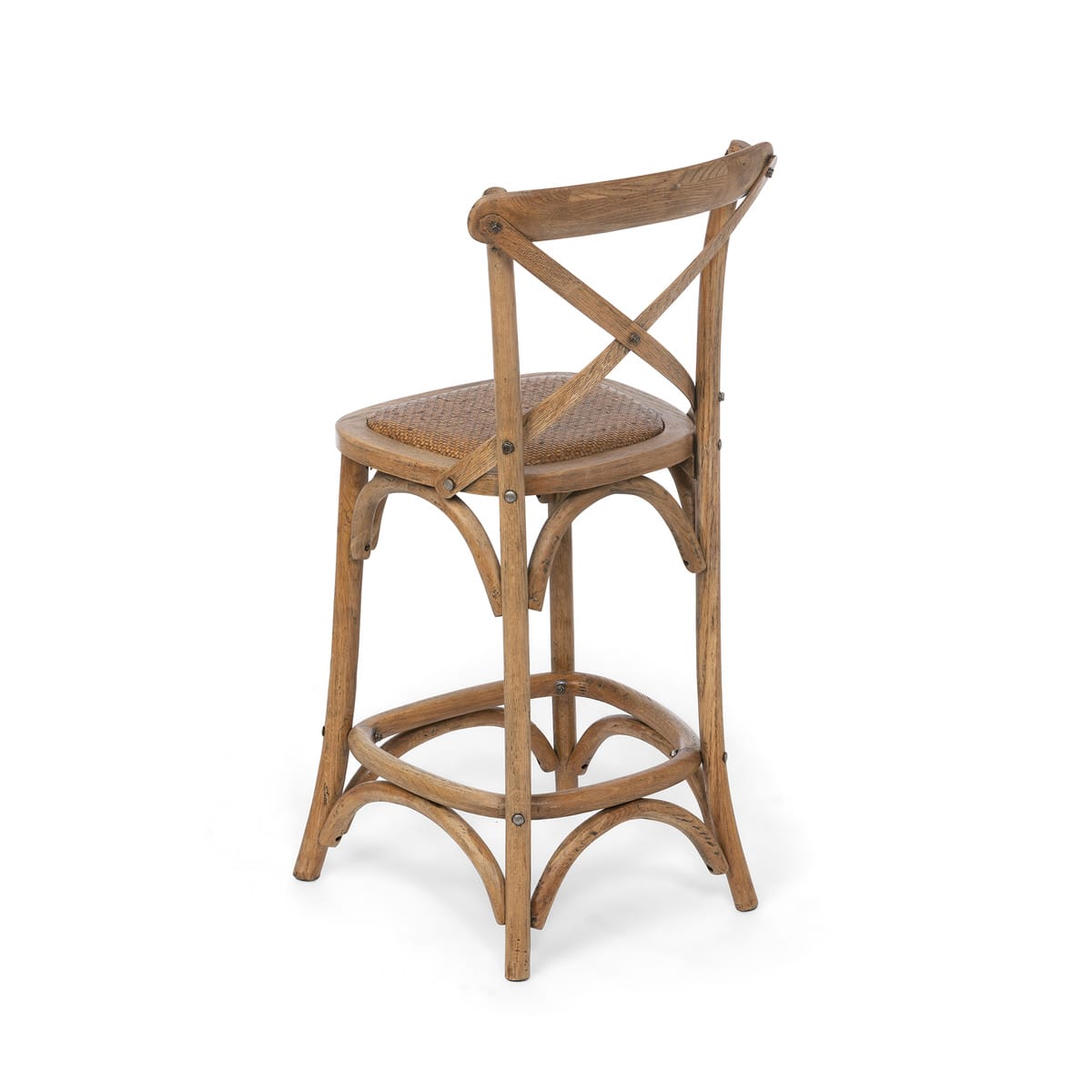 Cross Back Counter Stool - Image 4