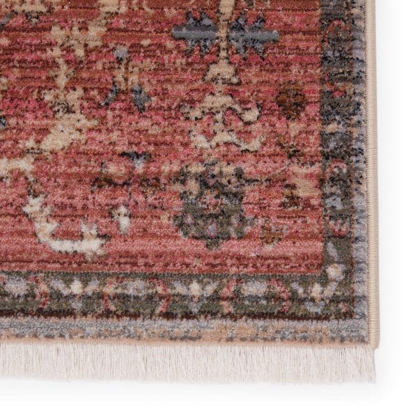 Vibe by  Marcella Oriental Pink/ Gray Area Rug (5'X8')