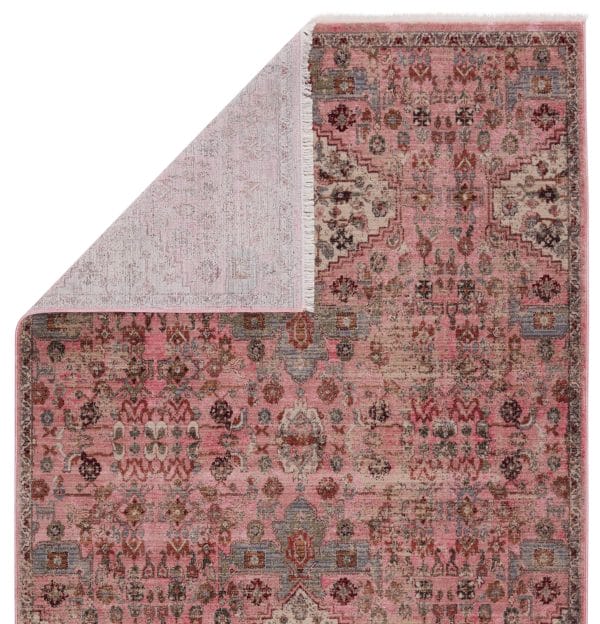 Vibe by  Kerta Medallion Pink/ Beige Area Rug (5'X8')