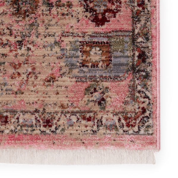 Vibe by  Kerta Medallion Pink/ Beige Area Rug (5'X8')