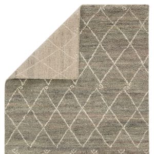 Batten Hand-Knotted Trellis Green/ Ivory Area Rug (9'X12')
